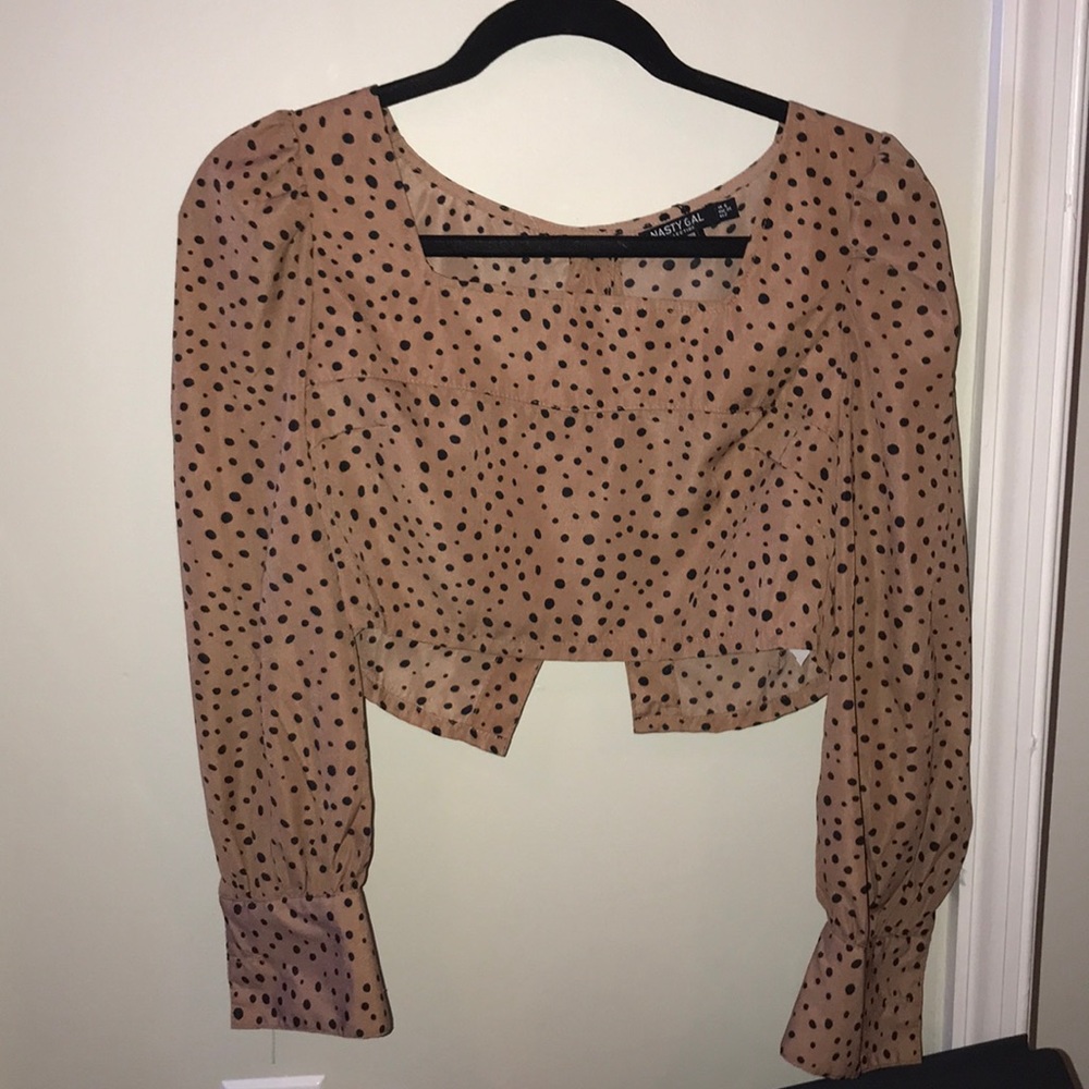 Nasty Gal Square Neck Blouse